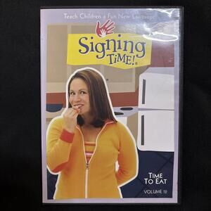 Signing Time Vol. 12 - Time to Eat (DVD, 2004)